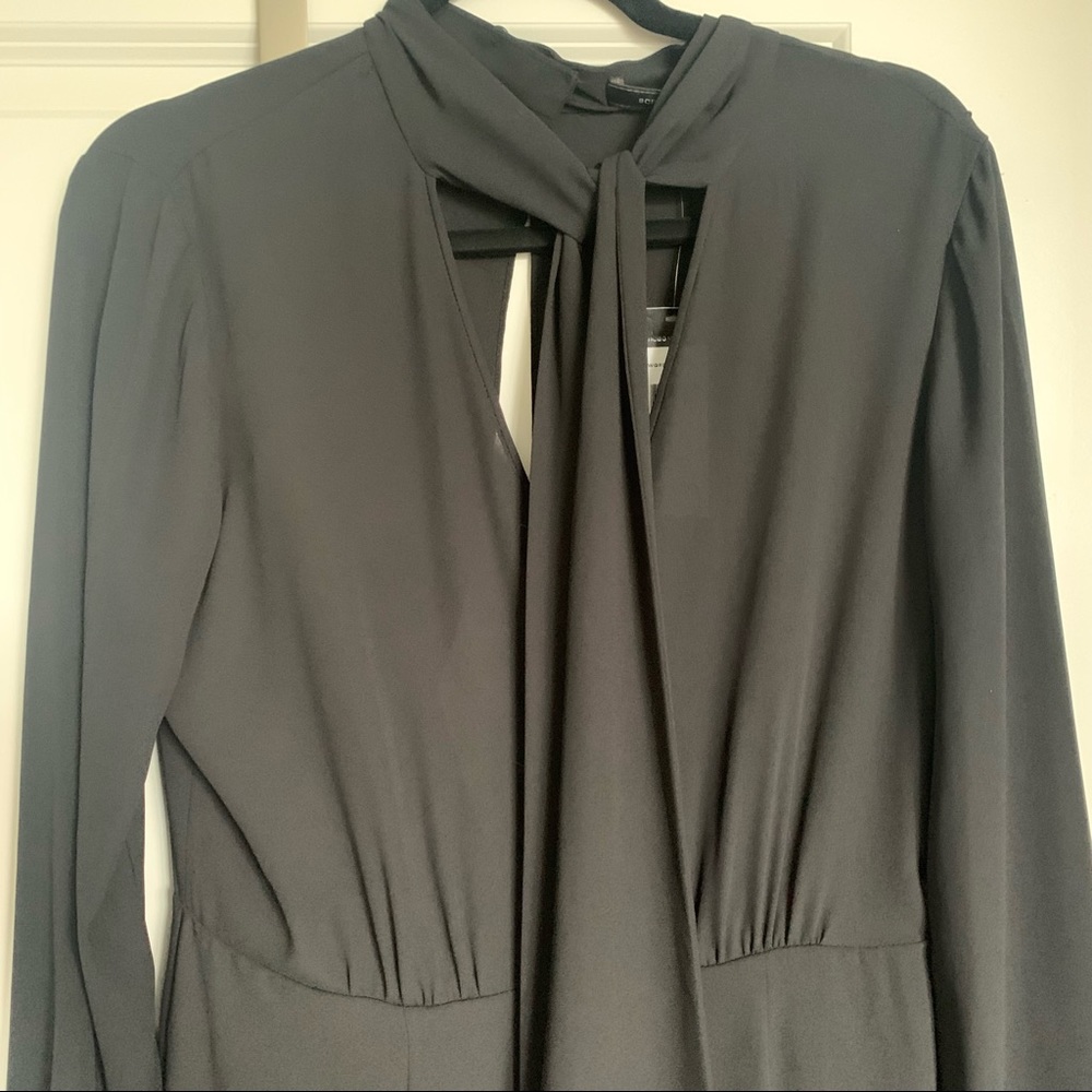 BCBG tie neck jumpsuit